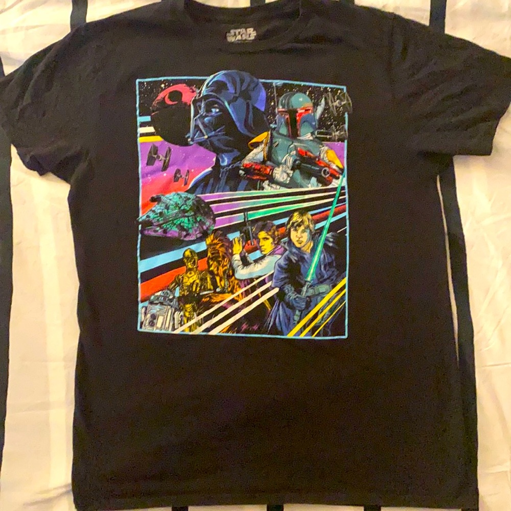 Star Wars Shirt, Blk, M
